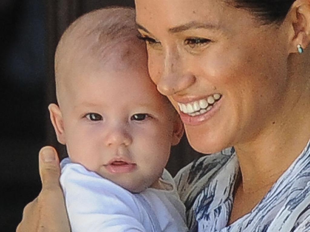 Prince Harry described Meghan as the ‘best mum’ on day two of the tour. Picture: Henk Kruger/AFP