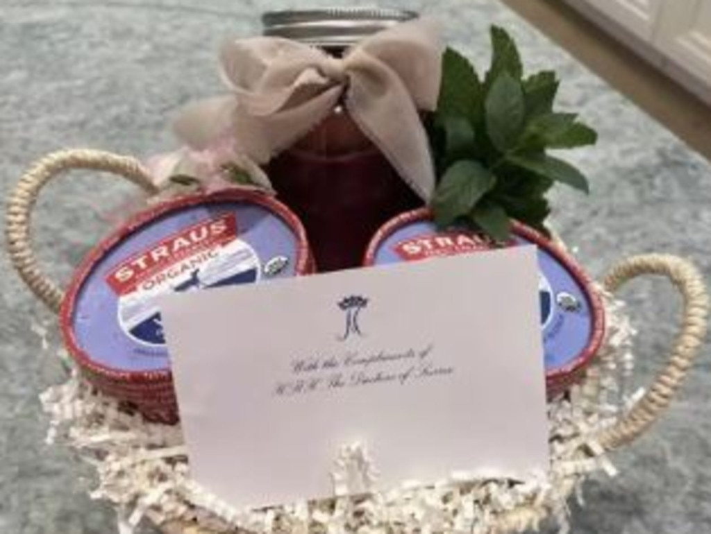 Meghan Markle sent a gift basket to a friend where she used the 