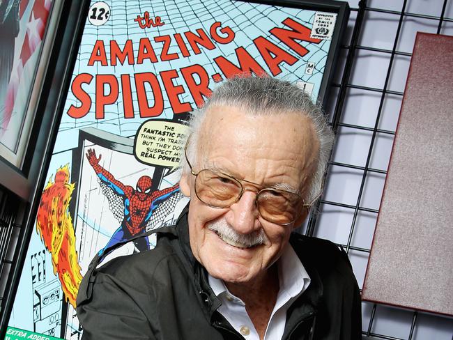 Marvel Comics scribe and film producer Stan Lee at a special signing during New York Comic Con in 2012. Picture: AP