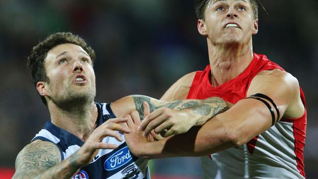 Mitch Clark failed to fire against the Swans last week.