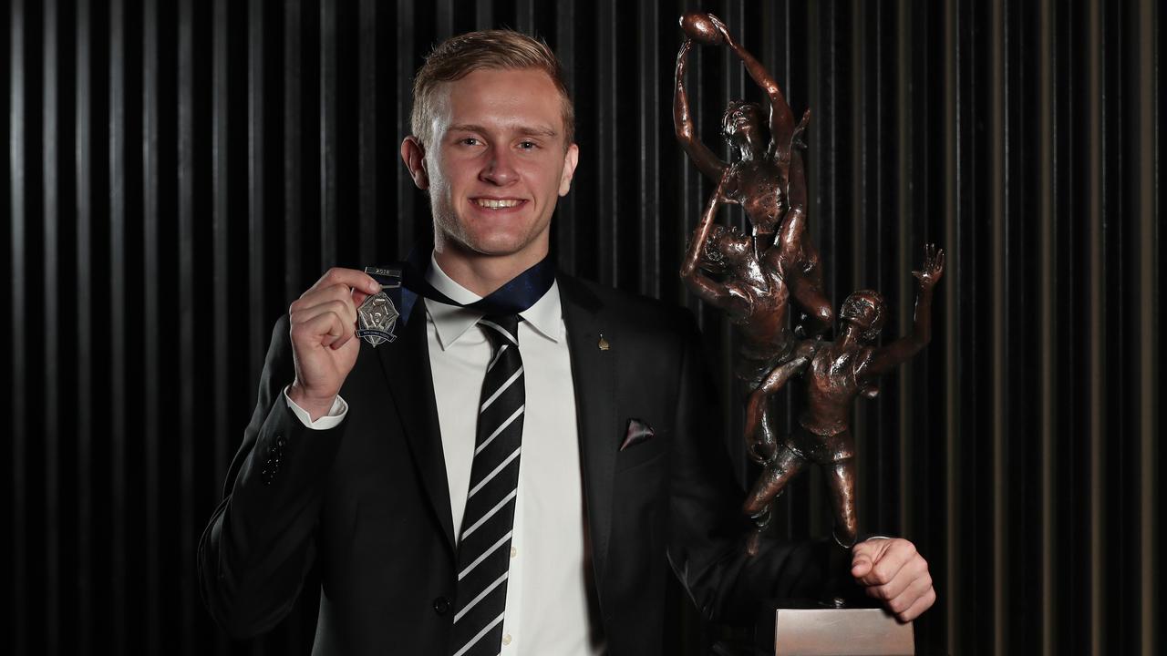 Jaidyn Stephenson won the 2018 NAB AFL Rising Star Award.