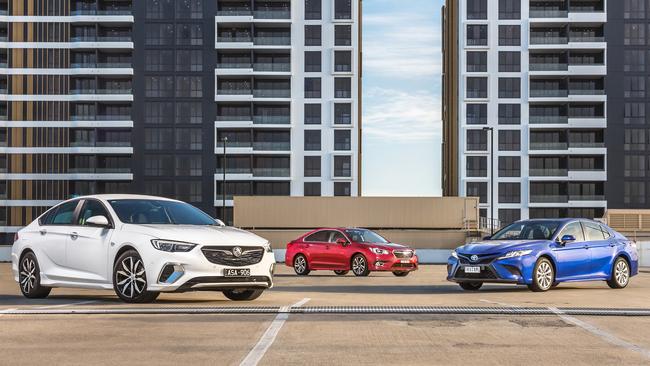 The Holden Commodore has only had to compete with the Ford Falcon for the better part of 40 years. Now it’s in Toyota Camry territory. Picture: Thomas Wielecki.