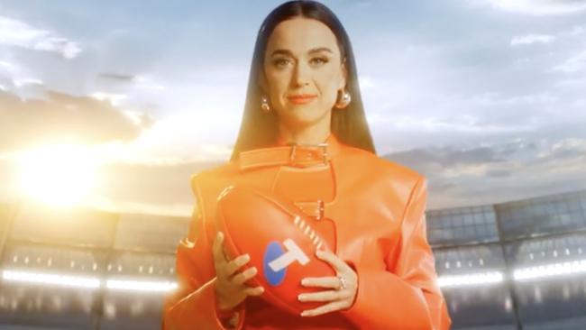 25/07/2024 Images from a video released by the AFL promoting Katy Perry as the entertainment for the 2024 Grand Final. source : AFL