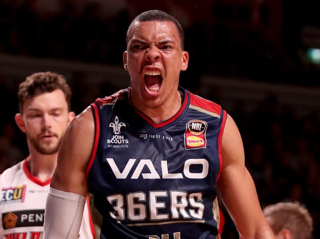 Former Adelaide 36er Jacob Wiley has been mentioned as a target for at least two NBL teams. Picture: AAP