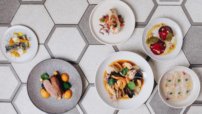 A colourful dish selection at Baia Di Vino. Picture: Jake Roden