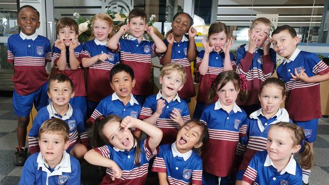 Kardinia International College FYTL Back Row L-R: Anjola Odeleye, Toby Foster, Sloane McNeill, Nash Bond, Biola Odeleye, Adele Ludbrook, Oscar Drady, Max Montgomery Middle Row L-R: Darcy Jones, Gabriel Torres, Albie Matthews, Penelope Knight, Claudia McCarthyFront Row L-R: William Meys, Alexa Dojkovski, Lilly Nguyen, Rosie Farrell Picture Mark Wilson