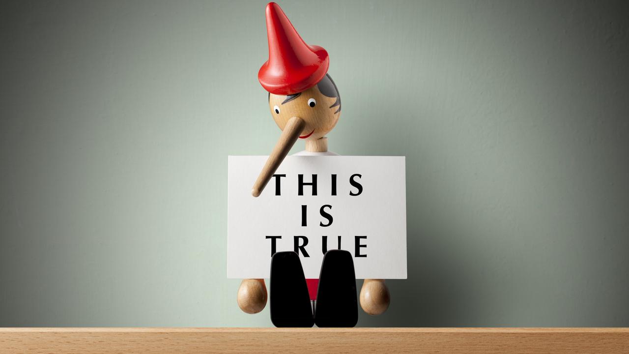 The new device picks up facial telltales of lying – although Pinocchio still holds the title for biggest giveaway. Picture: iStock