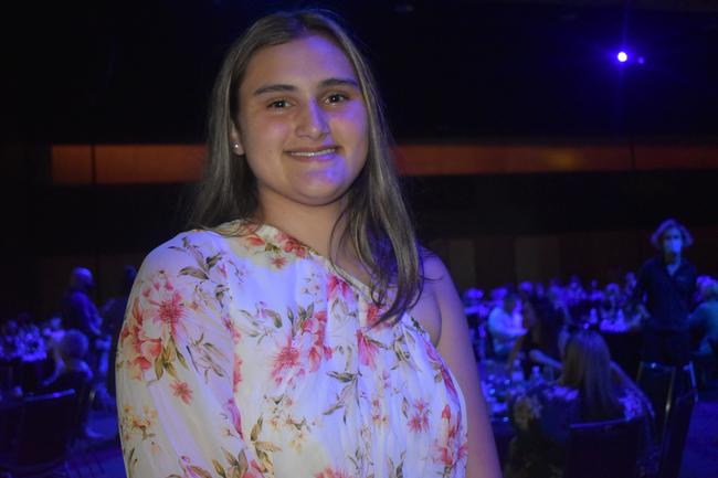 Charli Bliss at the 2022 Mackay Australia Day Awards at the MECC on January 25. Picture: Lillian Watkins