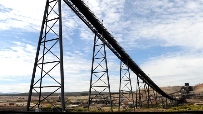 Whitehaven’s Maules Creek mine. Picture: Simon Bullard.