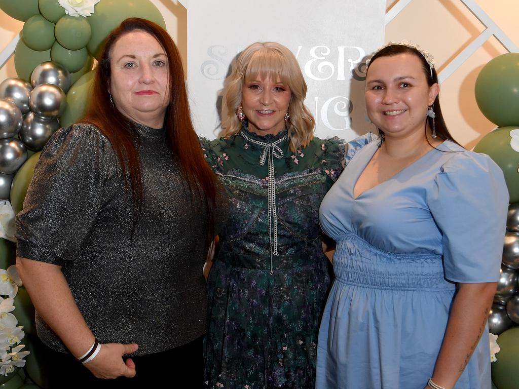 Janelle Hooley, Tracey Kane and Kady Hooley. Picture: Evan Morgan