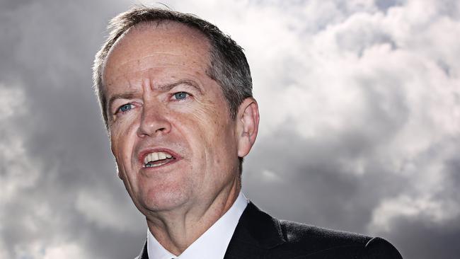 Bill Shorten at the University of New South Wales in Sydney yesterday. Picture: Adam Yip