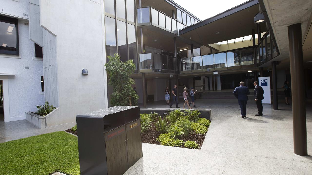 The outside area at the new school. (AAP Image/Attila Csaszar)