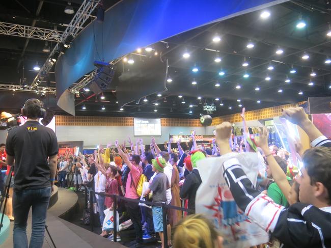 Crowds at the 2014 Supanova Comic Con &amp; Gaming event at the Gold Coast Convention and Exhibition Centre.