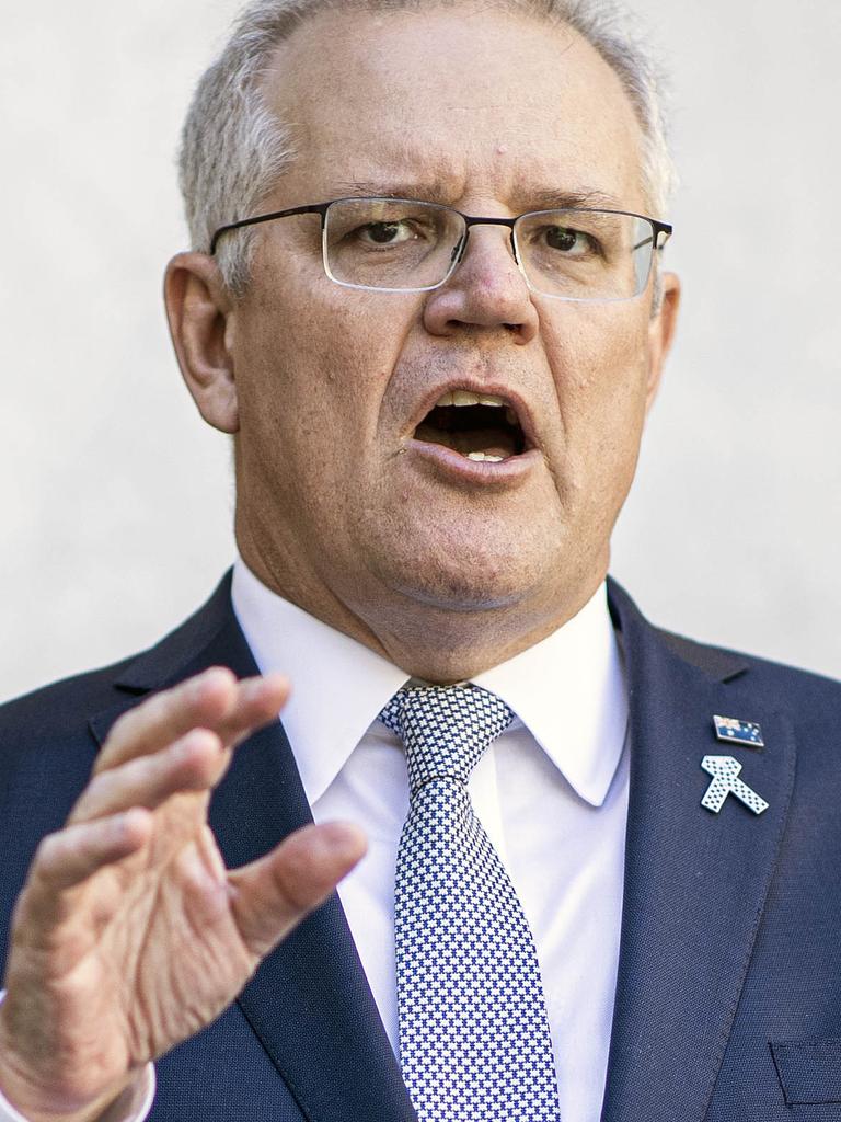 One of the factors is Scott Morrison’s proposed hot spot scheme for states and territories. Picture: NCA NewsWire / Gary Ramage