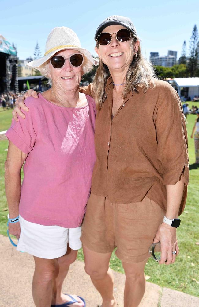 Sue Gleeson and Kylie Fowler at Caloundra Music Festival. Picture: Patrick Woods.