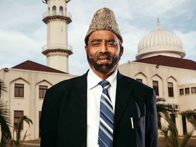 Marsden Park mosque Imam Inamul ul-Haq Kauser says there is nothing in the Koran that says a person should not stand for a Magistrate in court. He said "respect for the law of the land" is an important part of the Islamic way of life. Imam Kauser at the Masjid Baitul Huda mosque in Marsden Park. Picture: Jonathan Ng