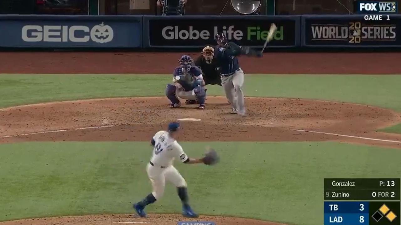 This double play by Victor Gonzalez in the World Series had LeBron James in awe.