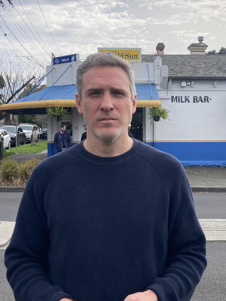 Cafe owner James Laskie. Picture: Angus McIntyre