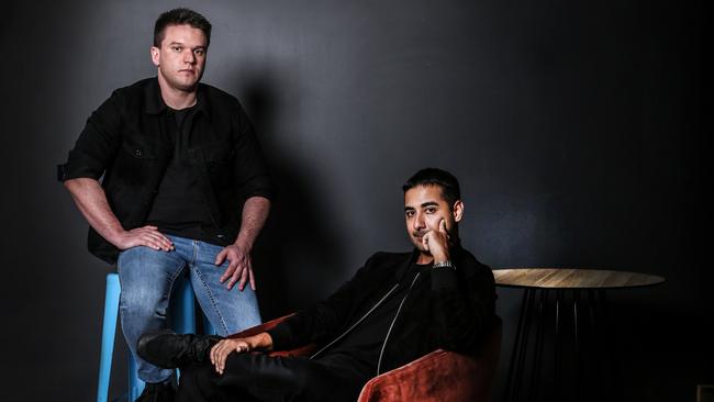 Stake.com founders Edward Craven and Bijan Tehrani could launch an Australian betting company. Picture: Julian Kingma