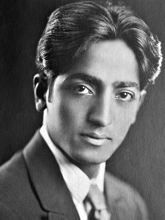 Spiritual leader Jiddu Krishnamurti.