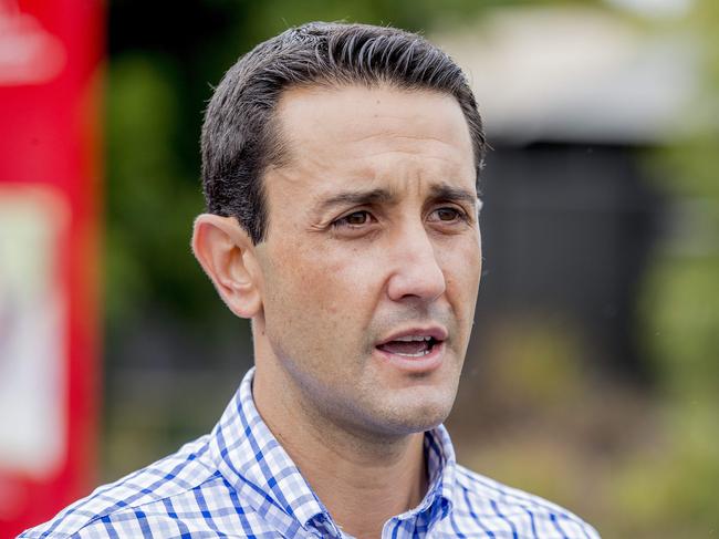 The LNP has begun to close the gap in Labor’s lead with new leader David Crisafulli raising the primary vote up by two percentage points. Picture: Jerad Williams