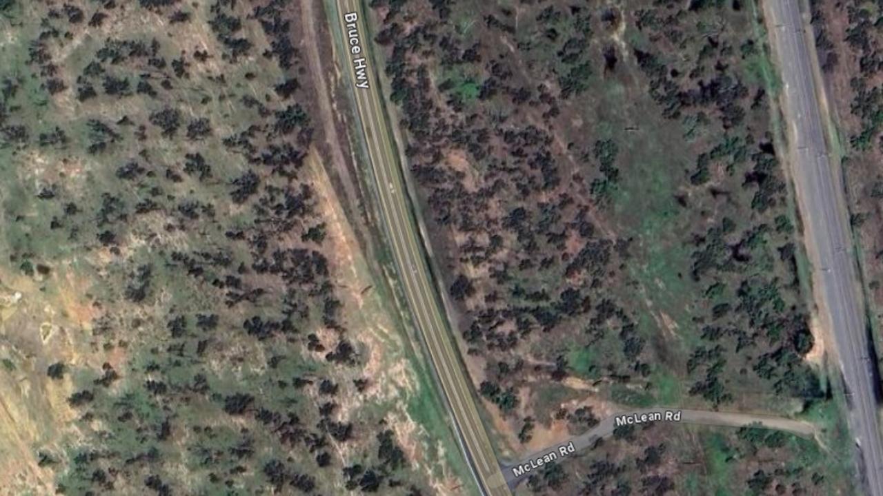 Google Maps image of the section of the Bruce Highway where Emily Barnett was killed on May 29, 2020.