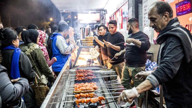 The night markets in 2018. Picture: Damian Shaw