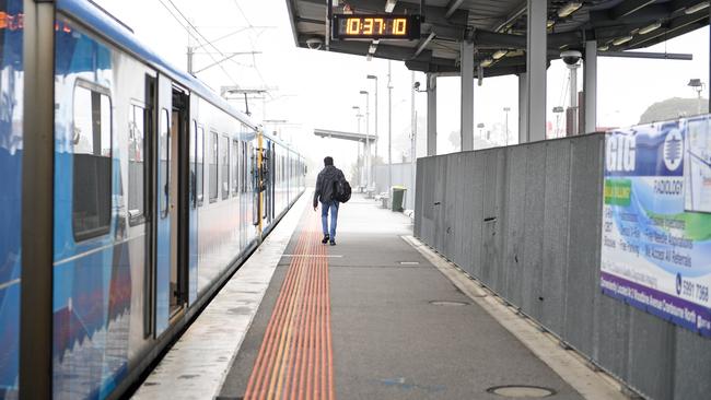 Long-suffering train users say the station desperately needs a track duplication and an extension. Picture: Penny Stephens