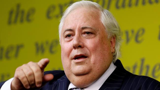 It’s a bit rich for Clive Palmer to be playing the victim, the Resources Minister says.