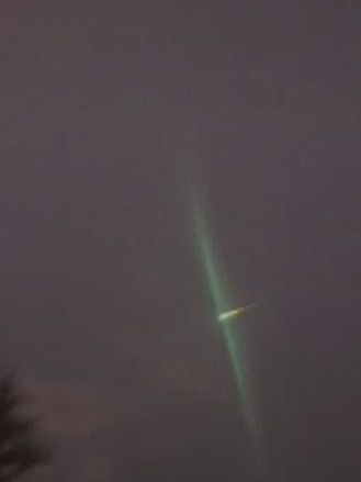 Some thought the light was the moon. Picture: Supplied