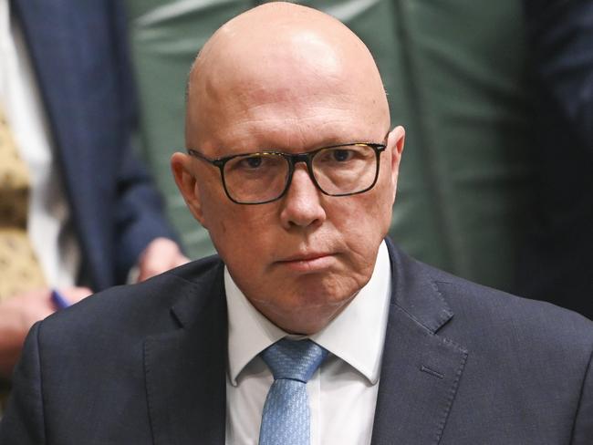 It comes after Mr Dutton lashed out at a new defence recruitment plan. Picture: NewsWire / Martin Ollman