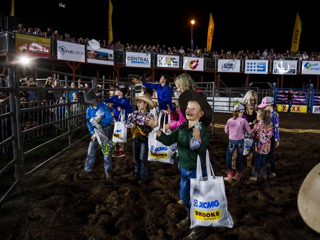 All the action at the sold-out 50th iteration of the Noonamah Tavern and Rodeo. Picture: Pema Tamang Pakhrin