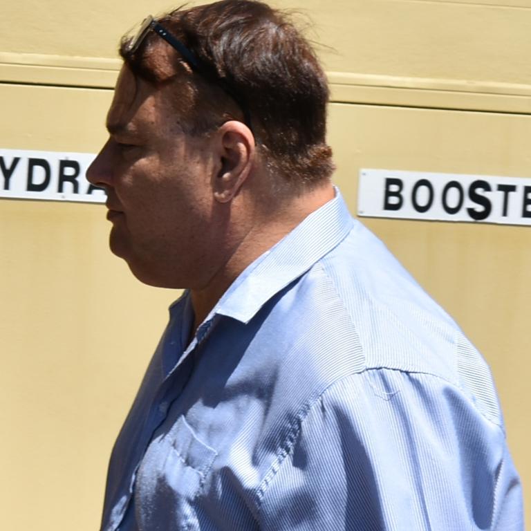 Gregory Mark Benjamin, 59, walks free from Mackay District Court after he was placed on a wholly suspended sentence for child grooming and possessing child exploitation material. Picture: Duncan Evans