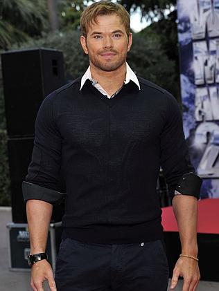 Hot stuff ... Fashion model and actor Kellan Lutz.