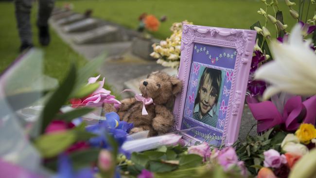 Mornington Peninsula residents organised a vigil at Mornington Cemetery for Sheree Beasley who was just six years old when she was brutally murdered and left to lay in a drain 24 years ago today. She would have turned 30 this year. Photo taken on the 29th of June, 2015 at Morning Cemetery. Photo Christopher Chan.