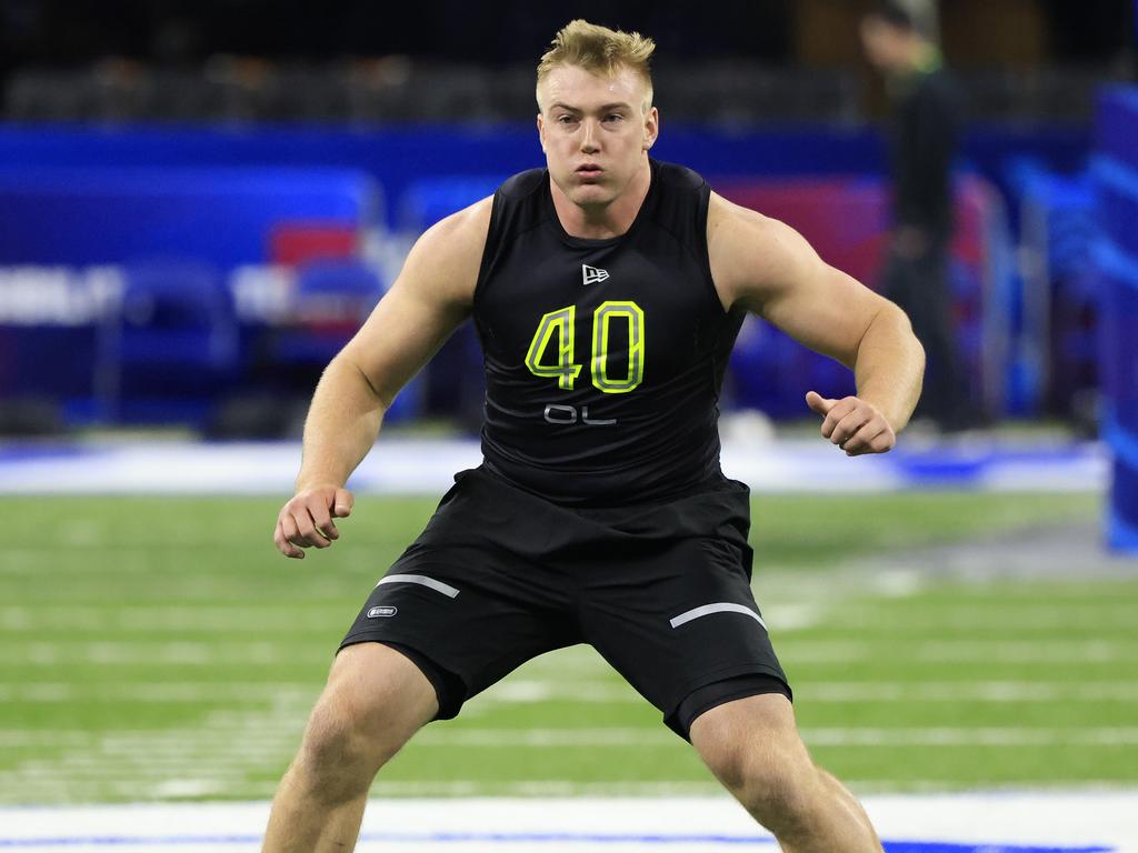 NFL Combine spotlight on Bernhard Raimann