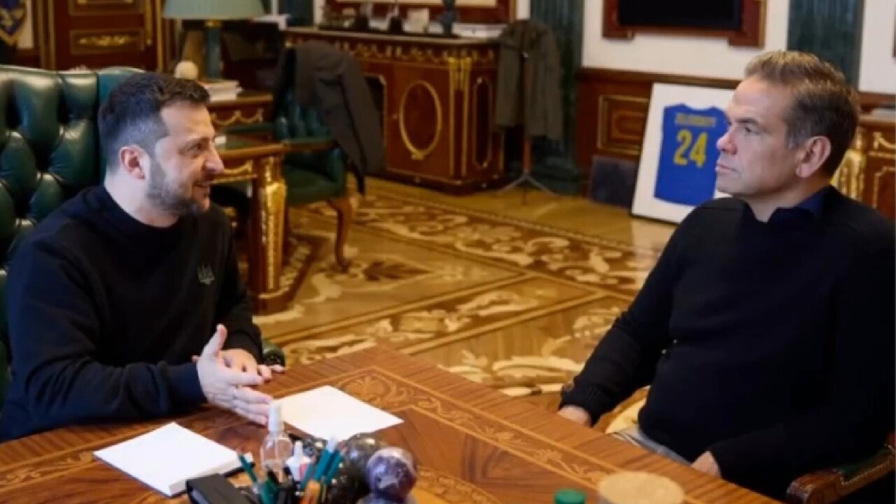 Lachlan Murdoch meets with Ukrainian President Volodymyr Zelensky