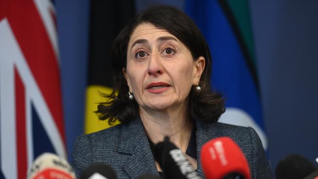 October 1 2021, Gladys Berejiklian resigns after ICAC investigation announcement. Picture: NCA NewsWire / Jeremy Piper