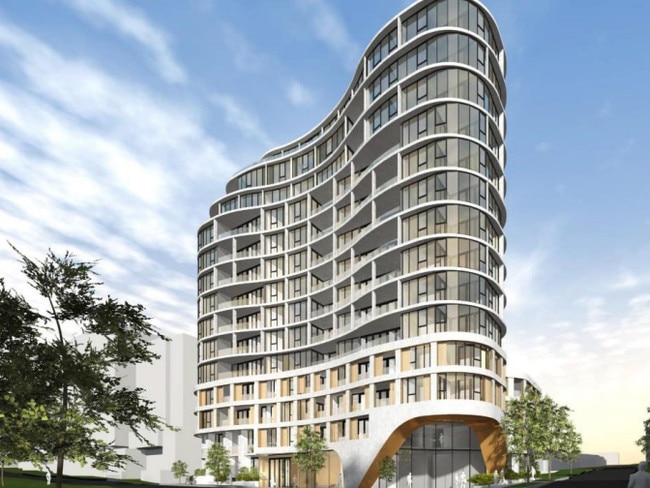 An artist’s impression of the building planned for 21-23 Irving Avenue.