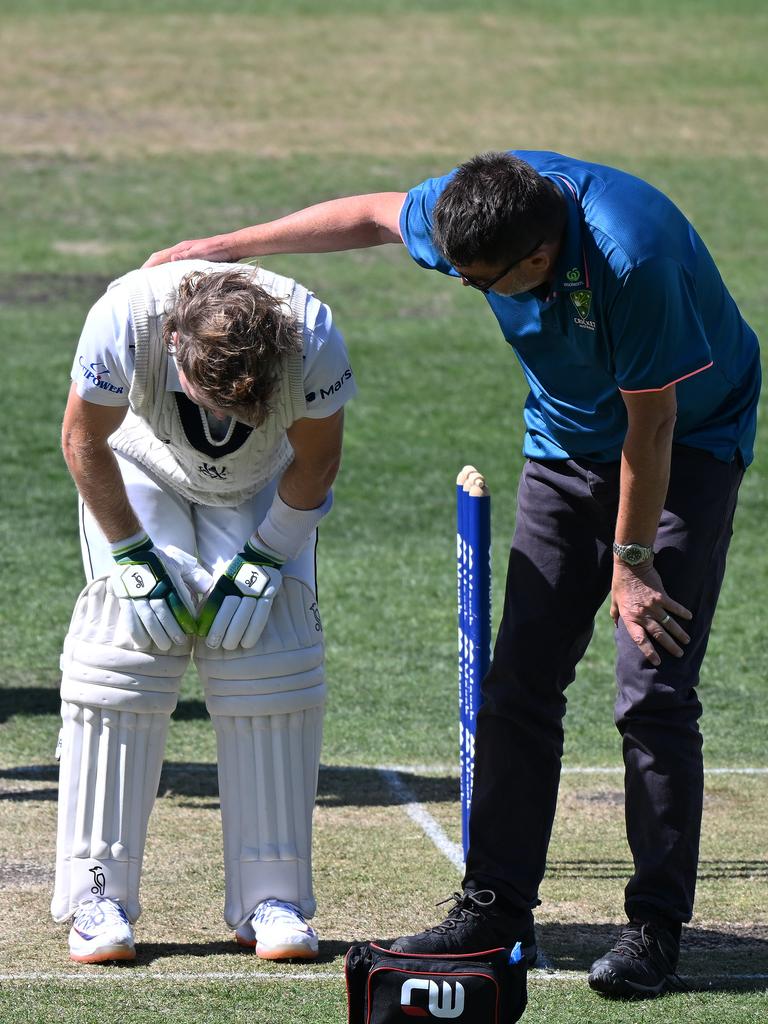 Pucovski is waiting to see what the concussion panel finds. Picture: Getty