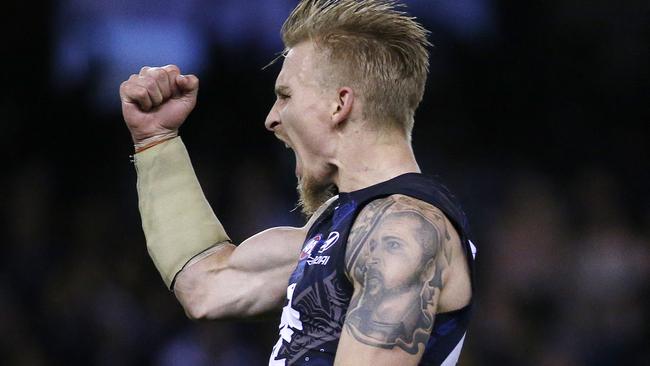 Dennis Armfield has been one middle-tier Carlton player to thrive under Brendon Bolton. Picture: Colleen Petch