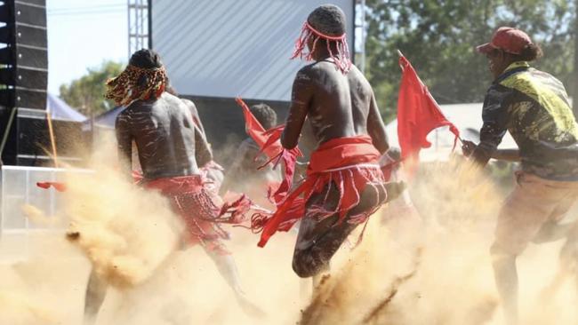 Barunga. Historic Land Right Act reforms were announced by Deputy Prime Minister Michael McCormack. Picture: FACEBOOK