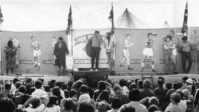 Rolling with the punches inside Fred Brophy’s famous Fighting Tent as ...