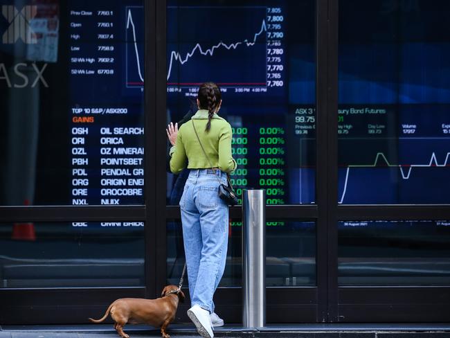 SYDNEY, AUSTRALIA - NewsWire Photos, AUGUST, 31, 2021: A view of the Australian Stock Exchange (ASX) is seen in Sydney on the last official day of reporting season. Picture: NCA NewsWire/ Gaye Gerard