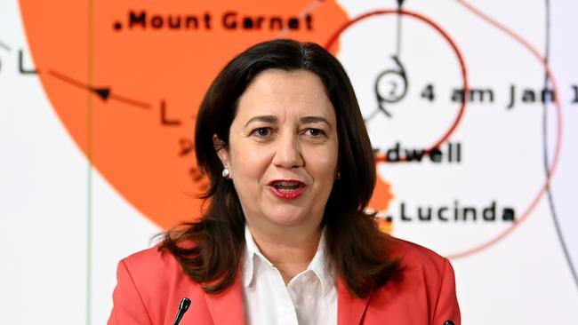 Queensland Premier Annastacia Palaszczuk has flagged the removal of restrictions on Friday, pending no further outbreaks. Picture: NCA NewsWire / Dan Peled