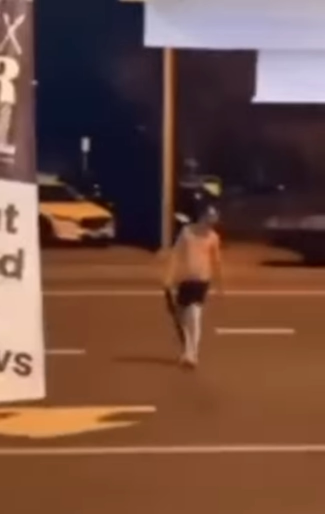 Footage has emerged on Instagram showing a pedestrian being hit by a car. Photo: contributed