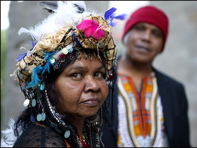 Ruby Hunter and Archie Roach. Picture: Sandy Scheltema