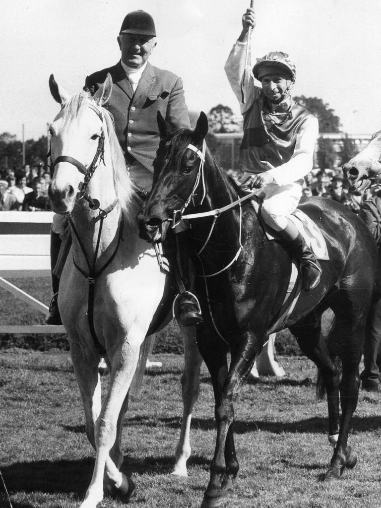 Jockeys Katelyn Mallyon, Mick Mallyon; Three-time Caulfield Cup Winner ...