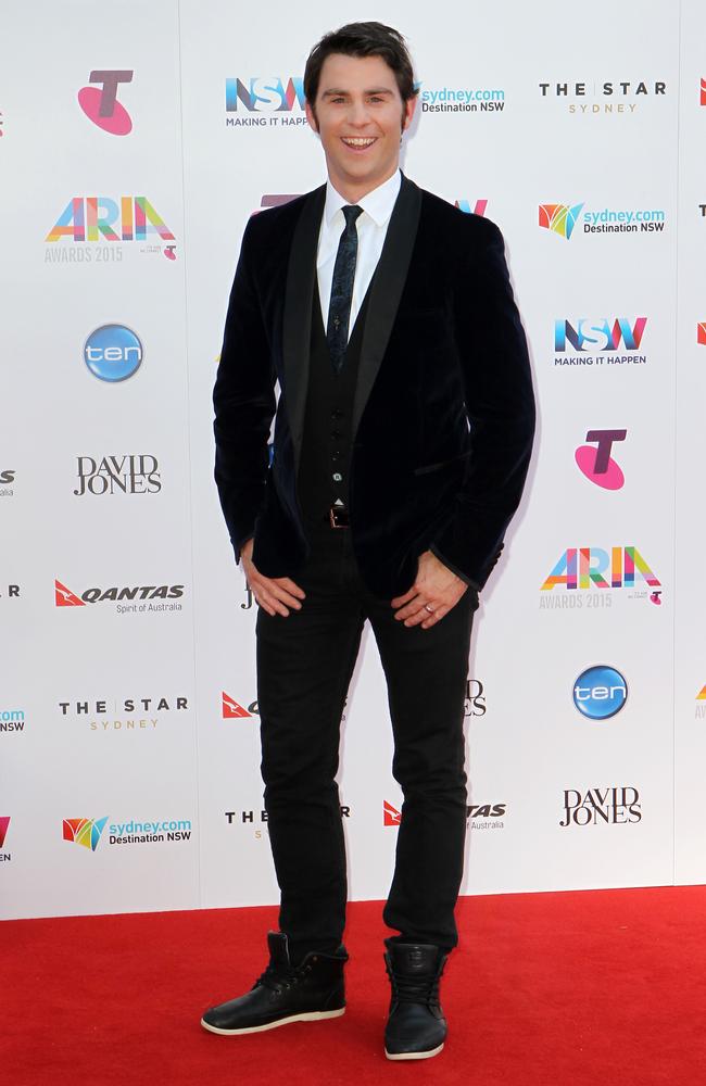 Jimmy Giggle at the 2015 Aria Awards held at The Star in Pyrmont. Picture: Christian Gilles