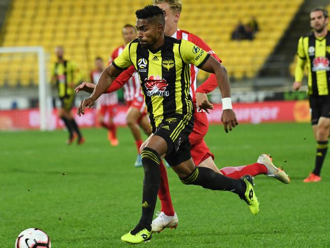 Sydney FC are reportedly keen to sign off-contract Wellington Phoenix star Roy Krishna. Picture: AAP  